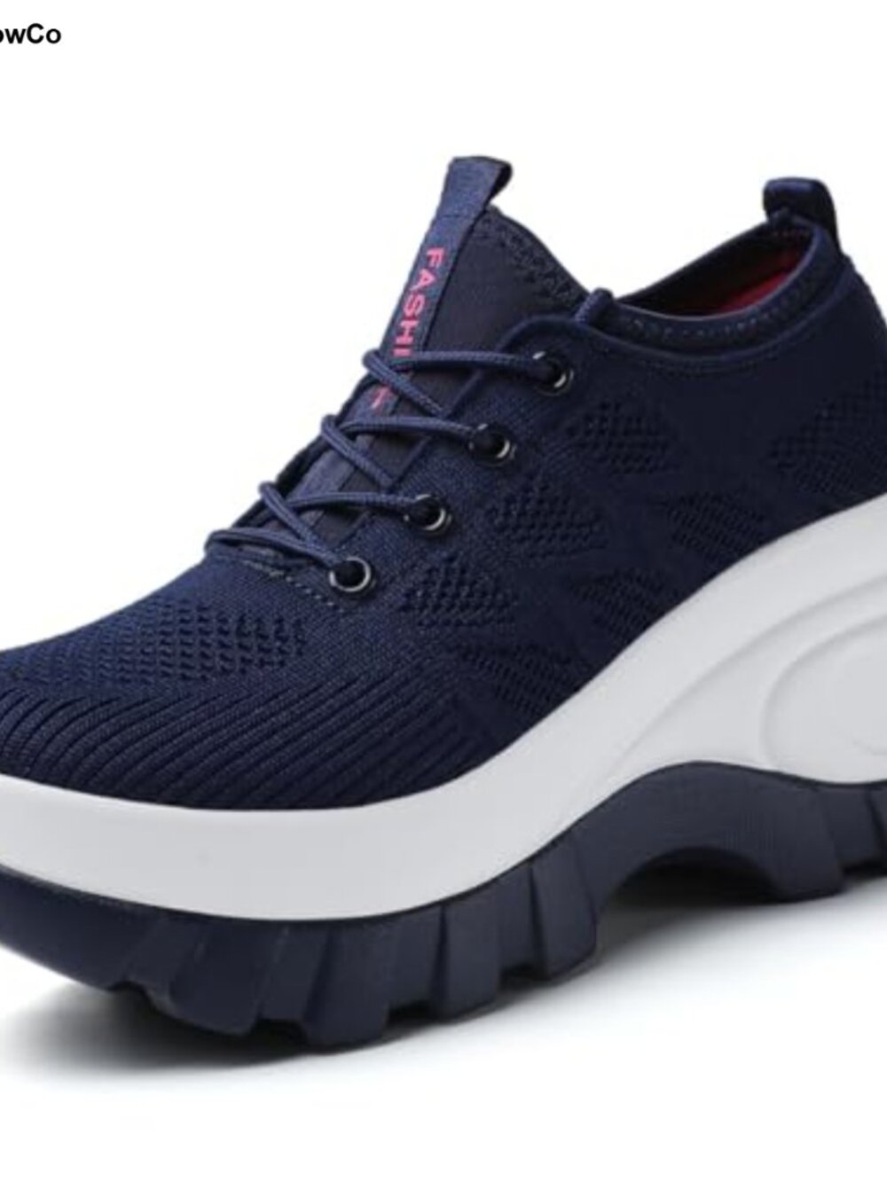 Women's Chunky Platform Orthopedic Walking Shoes Knitted Breathable